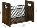 YINMIT Magazine Holder, Medium Magazine Rack Floor, Book Storage Basket - Image 4