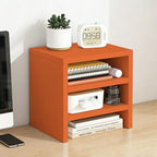 Solid Wood Monitor Stand Riser & Laptop Stand Desk Organizer - Office Accessories for PC Workspace, Computer Organization, Countertop Hutch Orange 9.9x7.9x9in by Unknown