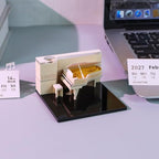 Time Piece Calendar, 3d Memo Pad Creative Desk Calendar, Room Decor Aethetic Gift (White Piano 2027 Calendar) - Image 2