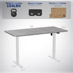VIVO Dark Gray 60 x 30 in Standing Desk, DESK-KIT-0W6G - Image 3