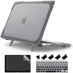 Batianda Heavy Duty Case for MacBook Air 13 Inch 2018-2020, Grey by Batianda