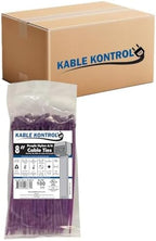 Kable Kontrol Cable Zip Ties, 8 Inch, 10000 Pcs, 50lbs Test, Purple by KABLEKONTROL%C2%AE