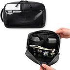 GOBAGS Organizer Zipper Bag - Electronics & Camera Accessories Bag - Cable organizer, Gear Accessory Pouch, Travel Camera Essentials, Black by Unknown