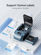 NIIMBOT M2 Label Maker for Vial, 300DPI Printing Sticker Printer, Blue - Image 5