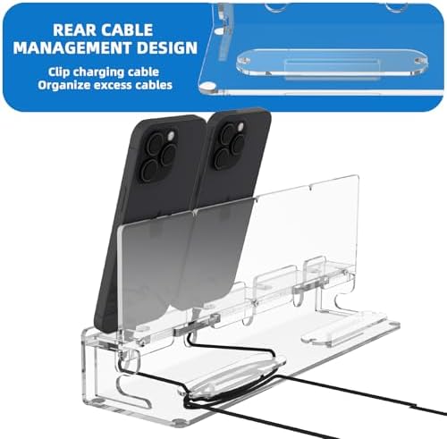 4 Phones Acrylic Multiple Cell Phone Stand - Image 4