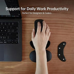 Height-Adjustable Mouse Wrist Rest, Magnetic Palm & Wrist Gliding Support - Image 5