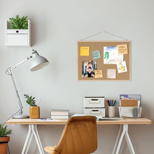 DAHAPYBOO Bulletin Board for Office with Pin Oak Wood Boards 2Pack,24x18 - Image 7