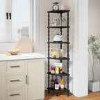IBUYKE 6-Tier Corner Shelf,Industrial Corner Storage WBC021B - Image 2