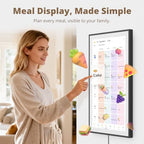 Dragon Touch 21.5 Inch Digital Calendar Wall - 1920 * 1080 FHD Electronic Wall Calendar Family Planner with 32GB Storage and Wall Mount, Touchscreen Smart Desk Calendar - Black - Image 7