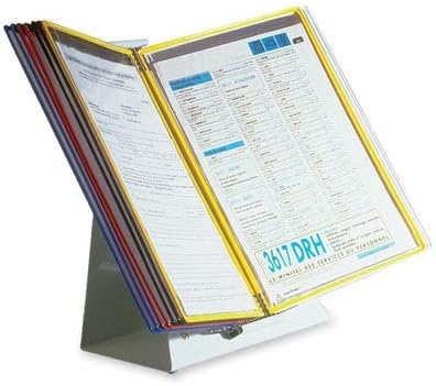 Tarifold Desktop Reference Display System, 10 Pockets, Expandable, Assorted - Image 4