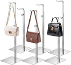 6 Pack Purse Stand Holder Handbag Display Stand, Silver by Ferrochef