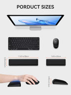Cooling Gel Wrist Rest Set, Compact Keyboard & Mouse Wrist Support Pad - Image 6