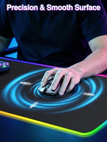 XXL RGB Gaming Mouse Pad with 15W Magnetic Wireless Charger - Image 6