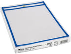 C-Line Neon Stitched Shop Ticket Holders, Blue, 9 x 12, 15/Box (43915) - Image 3