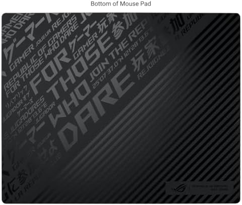 ASUS ROG Moonstone Ace L Glass Gaming Mouse Pad, 19.7” x 15.7” - Black - Image 2