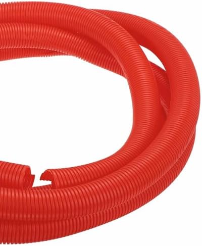DMiotech 50ft Wire Loom Split Tubing 1 1/2 Inch(38.1mm) ID Red by DMiotech