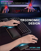 ASFSKY RGB Keyboard and Mouse Wrist Rest Set for 60%-75% Compact Keyboards - Image 3