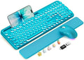 Wireless Keyboard and Mouse, Backlit Typewriter with Magnetic Wrist Rest by SABLUTE