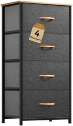 DWVO 4 Drawers Dresser, Small Dresser for Bedroom by DWVO