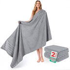 American Soft Linen 100% Cotton Luxury Turkish Towels, 2PC 35x70 Bath Sheet by AmericanSoftLinen