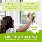 E-Cloth Window and Glass Cleaner Kit, Just Add Water - 4 Kits - Image 2