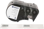 Brady Authentic (M5-75-461) Self-Laminating Cryogenic Polyester Labels 1" H x 2.625" W Black on White, Clear, 120 Labels. for use with The BMP51 and M511 Label Printers by BradyCorp
