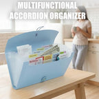 8 Pack Receipt Organizer & Coupon Holder, 13-Pocket Small Expanding File Folder with Tabs, 10.2" x 5.5" Portable Accordion Wallet for Checks, Bills, Cash & Travel Documents - Image 3