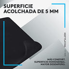 Logitech G740 Large Thick Gaming Mouse Pad, Optimized for Gaming Sensors, Moderate Surface Friction, Non-Slip Mouse Mat, Mac and PC Accessories, 460 x 600 x 5 mm (Pack of 4) - Image 2