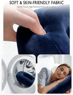 Miledi Tablet Pillow Stand for Bed with Detachable Snack Bowl, Blue - Image 7