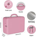 DocSafe 5200°F Fireproof Document Organizer Box with Lock, Pink (Soft) - Image 5