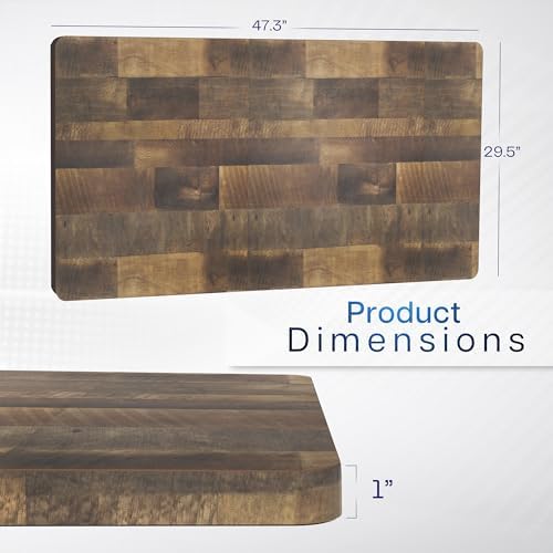 VIVO Reclaimed Wood 48 x 30 in Solid Table Top, DESK-TOP48-30P - Image 3