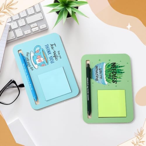12 Set Employee Appreciation Gift Sticky Note Holder Kit, Thank You Gift - Image 3
