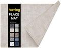 homing Faux Leather Heat Resistant Placemats 6 Packs by homing