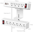 VILONG Desk Clamp Dual Layer Power Strip, 20W USB-C, 700J Surge Protector - Image 6