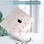 Tuiklol for 2026 2025 2024 2023 MacBook Air 15 inch Case Model M5 A3448 M4 A3241 M3 A3114 M2 A2941 Hard Shell Case for MacBook 15.3'' Cover, Pink Bow Floral - Image 5