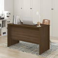Furinno Roger Computer Desk, 47 Inch Rectangular Executive Desk with Modesty Panel, Home Office Desk with Thick Tabletop, Desk Cord Grommet, Scratchproof, for Home Study, Office, Modern Walnut by Furinno-FitsYourSpaceFitsYourBudget