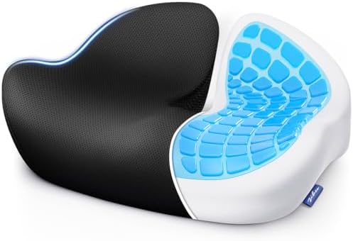 ZIKEE Pioneering Gel Seat Cushion for Sitting Pain Relief & Cooling Comfort by ZIKEE