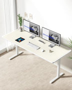 YSAGi Leather Desk Pad Protector, Office Desk Mat, Large Mouse Pad, Non-Slip PU Leather Desk Blotter, Laptop Desk Pad, Waterproof Desk Writing Pad for Office and Home (Cream,55" x 24") - Image 4