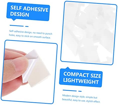 Lurrose 2sets 100pcs Self Adhesive Cable Clips Cord Holders for Desk Wall Cable Management for Home Office Prevents Tangling Keeps Safe 100pcs*2 - Image 3