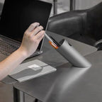 Gift Boxed Modern Art Pen Holder, 45° Angled Desk Sculpture with Minimalist Design, Pencil Cup Organizer, Elegant Gift for Professionals & Graduates (Space Gray) - Image 7