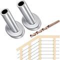 [Patent]CKE 40 Pack T316 Marine Grade Stainless Steel 30 Degree Angle Beveled Protector Sleeves Wood Post Protector for 1/8" Wire Rope Cable Railing, DIY Balustrade, 30 Degree Protective Sleeves, CR30 by CKE