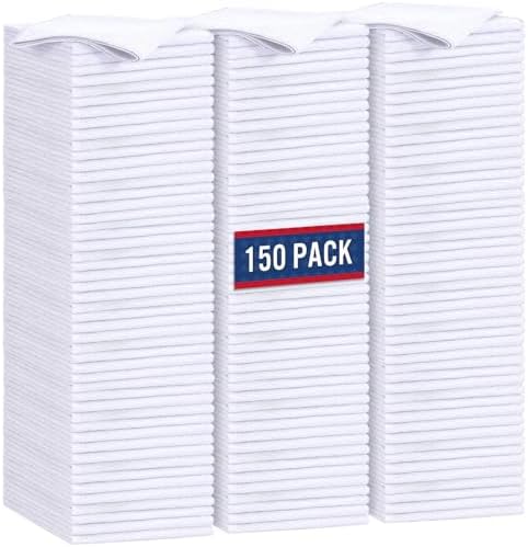 GLIMGLINT Microfiber Cleaning Cloth, 150 Pack Towels for Cars 14 X12 Inch by Unknown