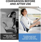 BEBAS Ergonomic Lumbar Support Pillow for Car, Memory Foam Car Back Cushion - Image 5