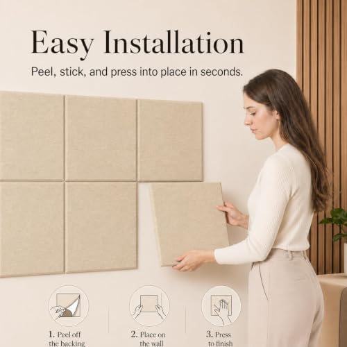 Felt Bulletin Board Tiles, Cork Board Alternative, 48 x 36 in - Image 4