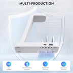 GAUOLN Wireless Charger for iPhone - 5 in 1 Charging Station for Multiple Devices Apple: Fast Wireless Charging Stand Dock for iPhone 17 16e 16 15 14 13 12 Pro Max Apple Watch Airpods(White) - Image 5