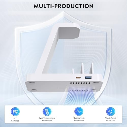 GAUOLN Wireless Charger for iPhone - 5 in 1 Charging Station for Multiple Devices Apple: Fast Wireless Charging Stand Dock for iPhone 17 16e 16 15 14 13 12 Pro Max Apple Watch Airpods(White) - Image 5