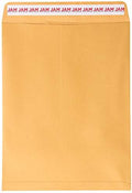 JAM PAPER 10 x 13 Open End Catalog Premium Envelopes with Peel and Seal Closure - Brown Kraft Manila - Bulk 250/Box by JAMPaper