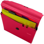 Five Star Expanding File Folder, 5-Pocket Vertical Expandable File Folder, Red (72693) - Image 5