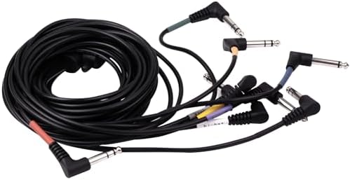 Cable Harness Snake Loom Replacement Compatible with Alesis Nitro Mesh Electronic Drum Set Module Surge Command Forge Turbo Crimson DM7X RCA Connector Type Hi-Hat Fit for 1/4" to 3.5mm Adapter by gtpartes