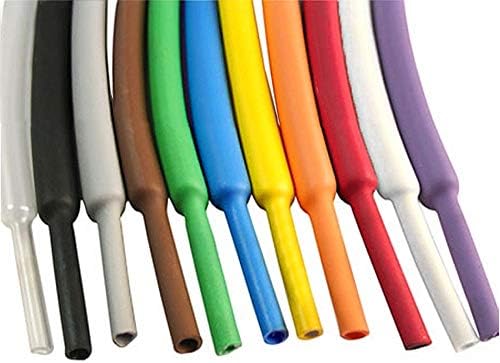 Electriduct 4" Heat Shrink Tubing 2:1 Shrinkable Tube Cable Sleeve - 25 Feet (Black) by Electriduct